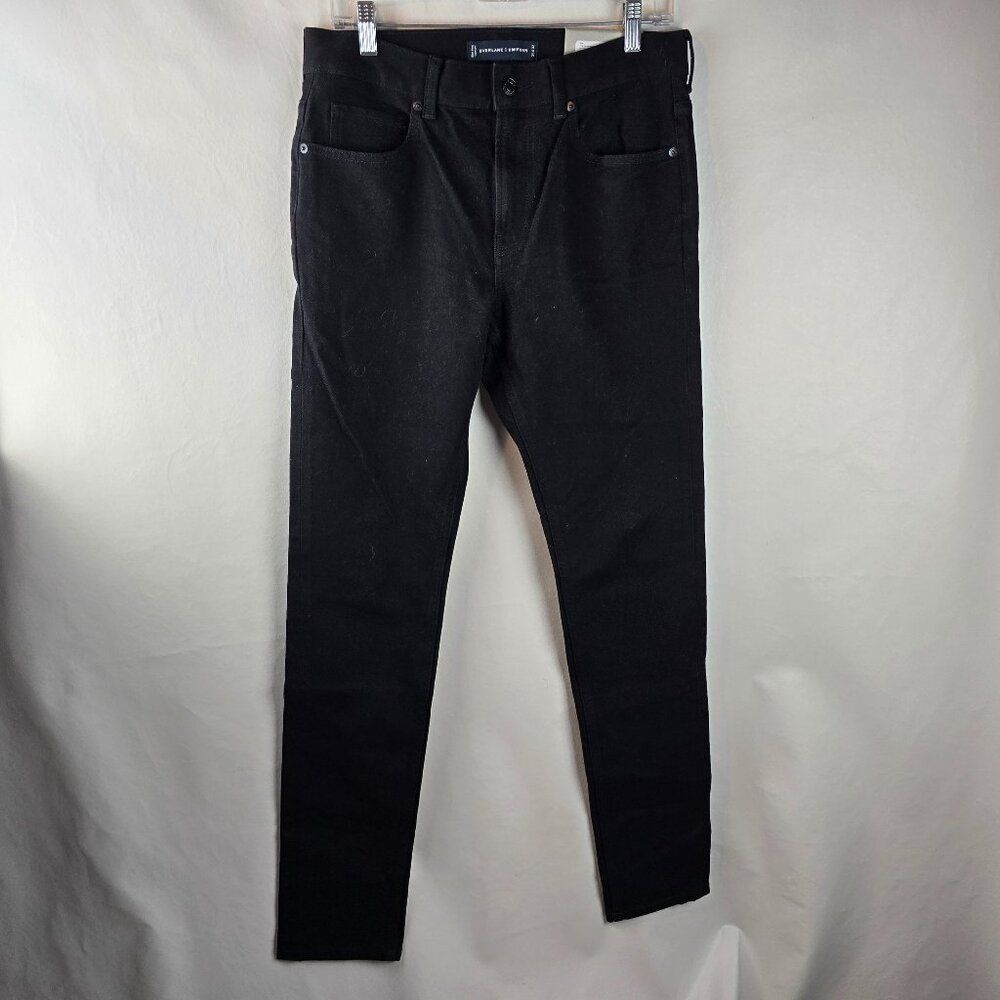 Everlane Jeans Mens 31x32 Black Denim Slim Skinny Performance Organic Stretch